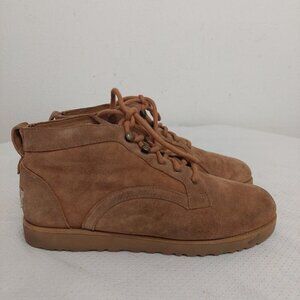 UGG BETHANY CHESTNUT‎ BROWN LACE UP SNEAKERS ANKLE BOOTS US 9 / EU 40 / UK 7.5